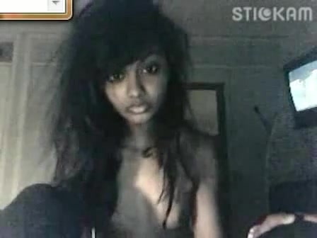 Oriental babe permitted to watch at her naked body