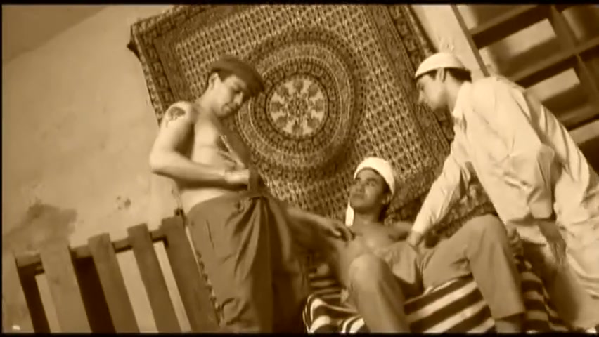 Black & White Anal Action In Cowboy Pose With Two Se