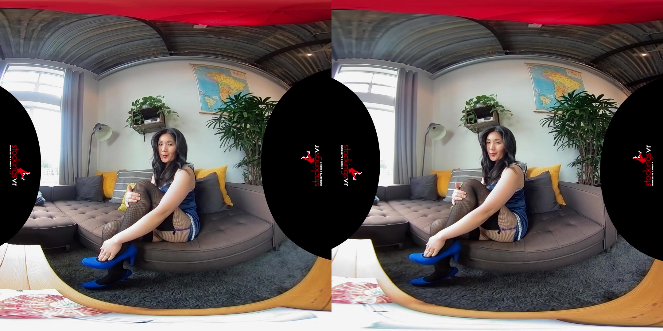 Bad Girls Wear Fishnets Starring Amy Jane - Sexlikereal