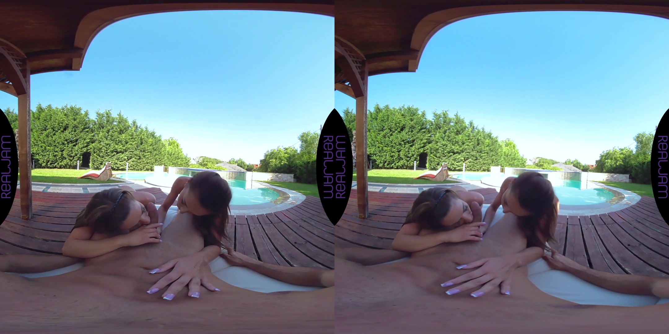 Alexis Brill & Athina Love in Hot Summer Day - RealJamVR
