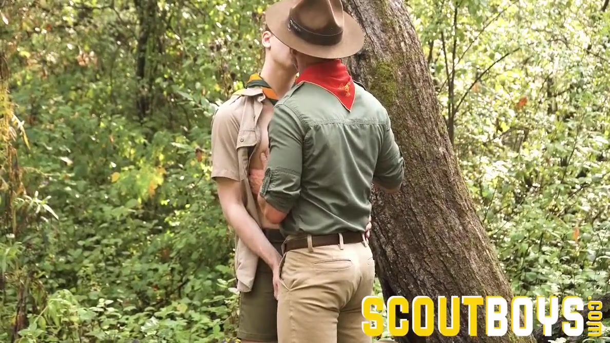 Ace Banner And Scoutmaster Banner - Hung Scoutmaster Barebacks Sexy Innocent Scout