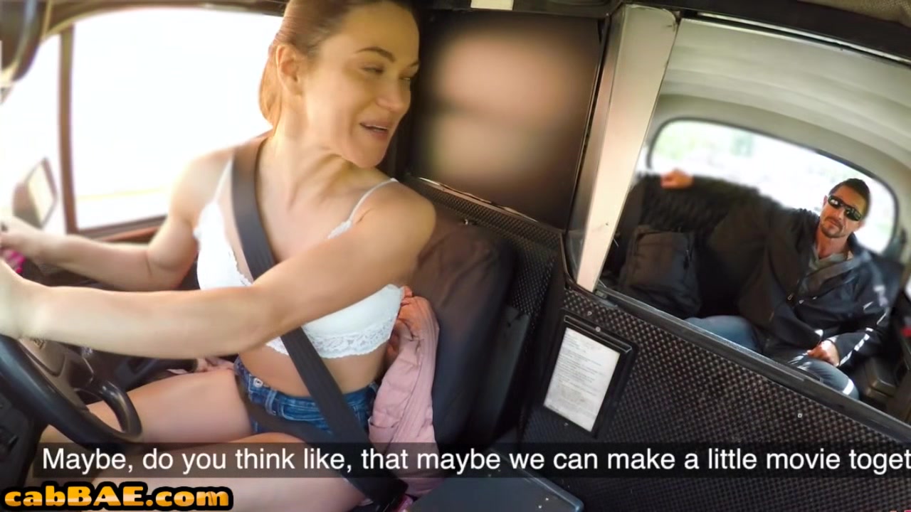 Smalltit european cabbie gets creampied by passenger