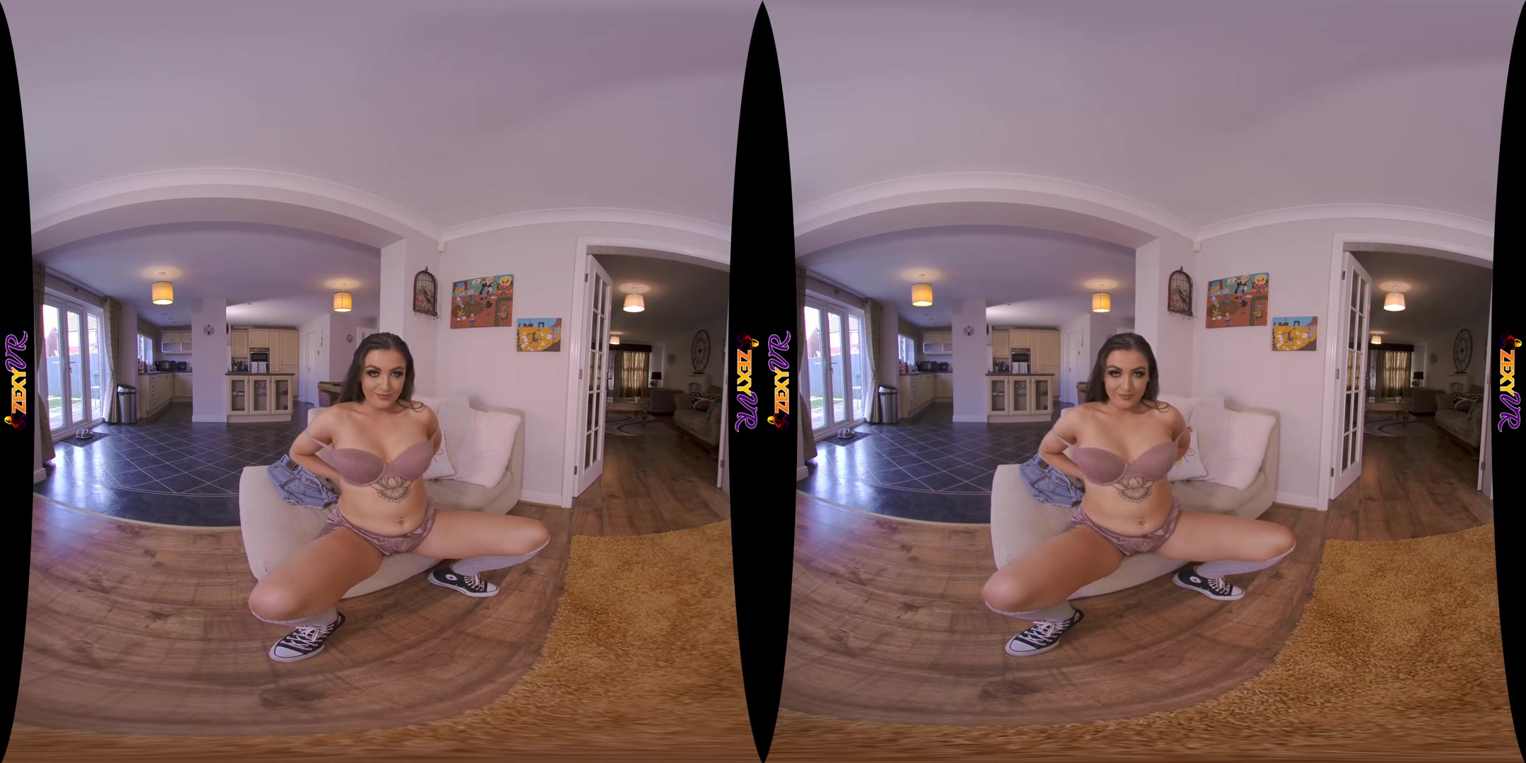 Get It Off - Busty Babe Blossom Stripping - SexLikeReal