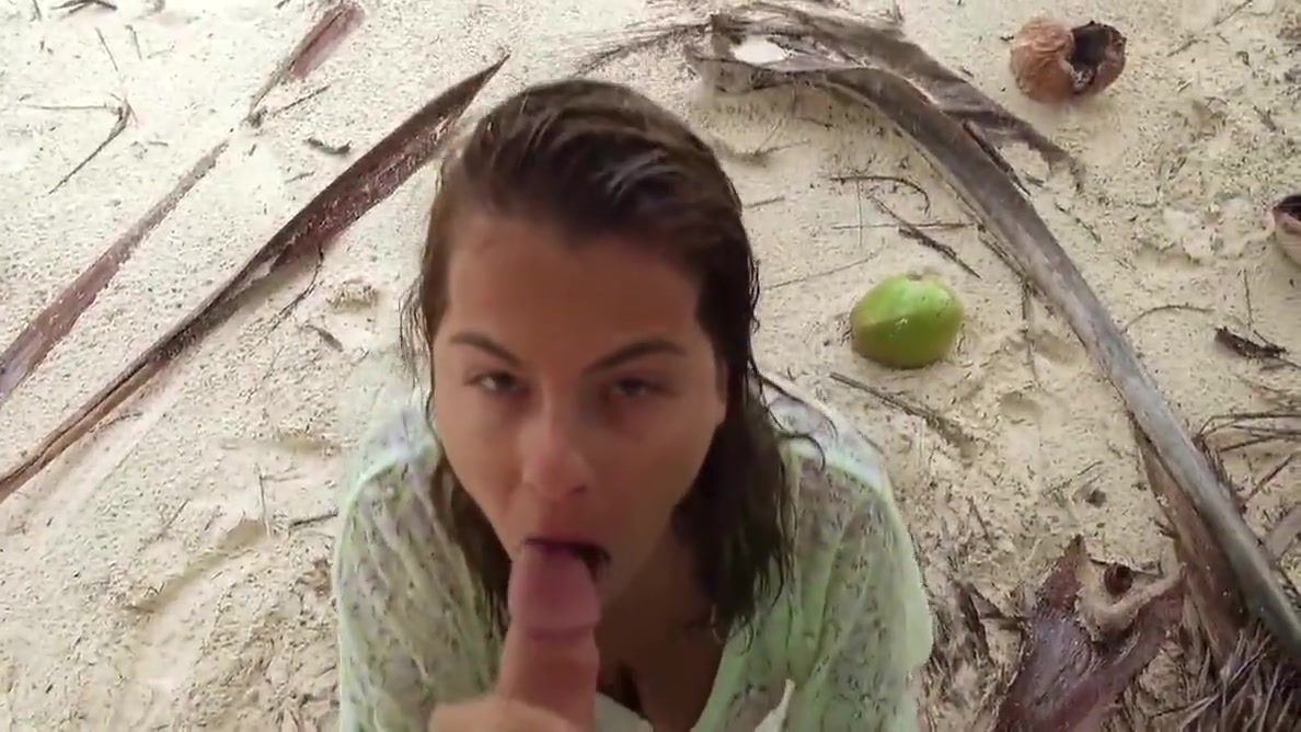 Heisser Blow Job Am Strand
