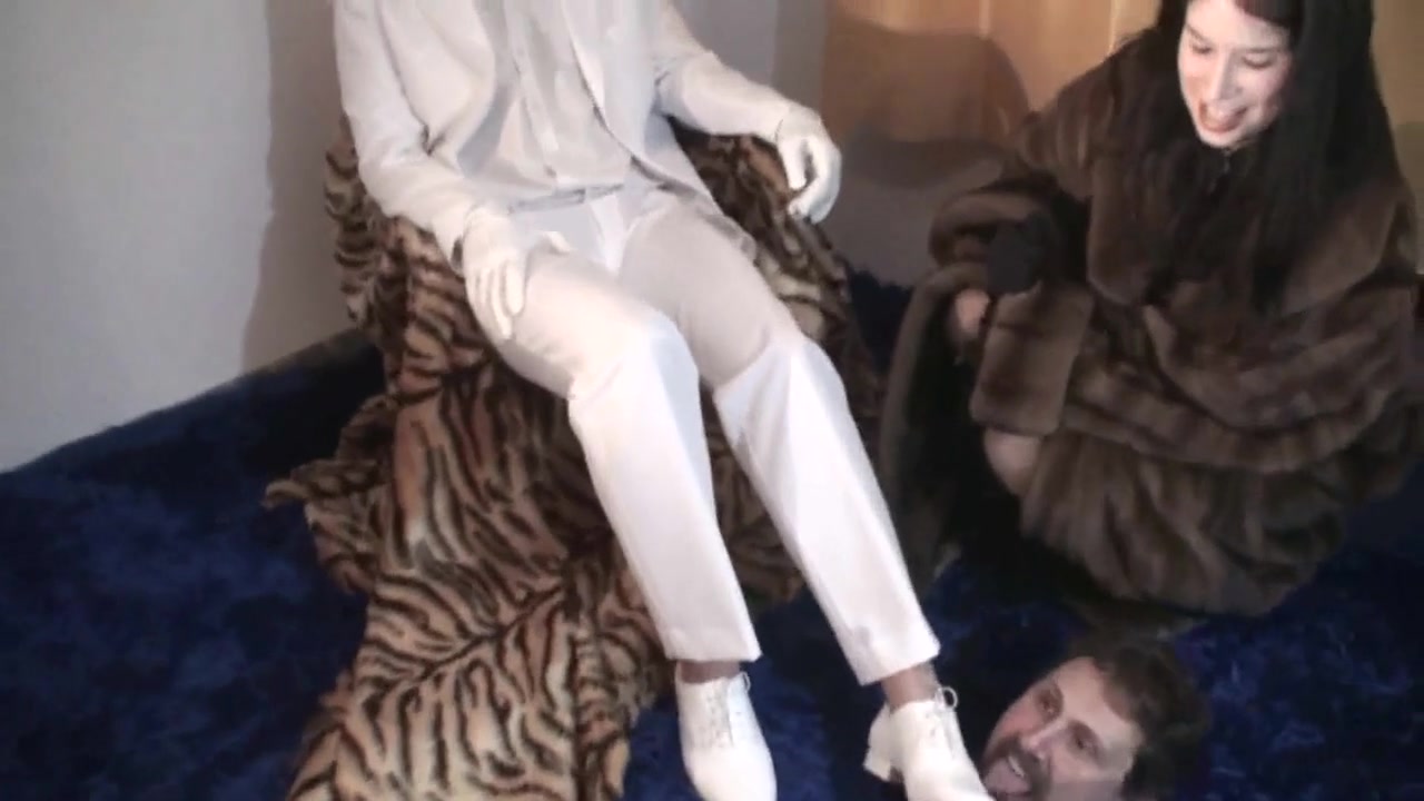 Shitface lick his masters shoes by Femdom Austria