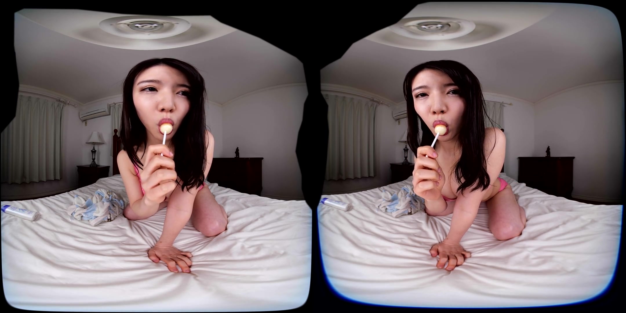 My First VR with Honoka Enomoto - Busty Asian Lingerie Tease