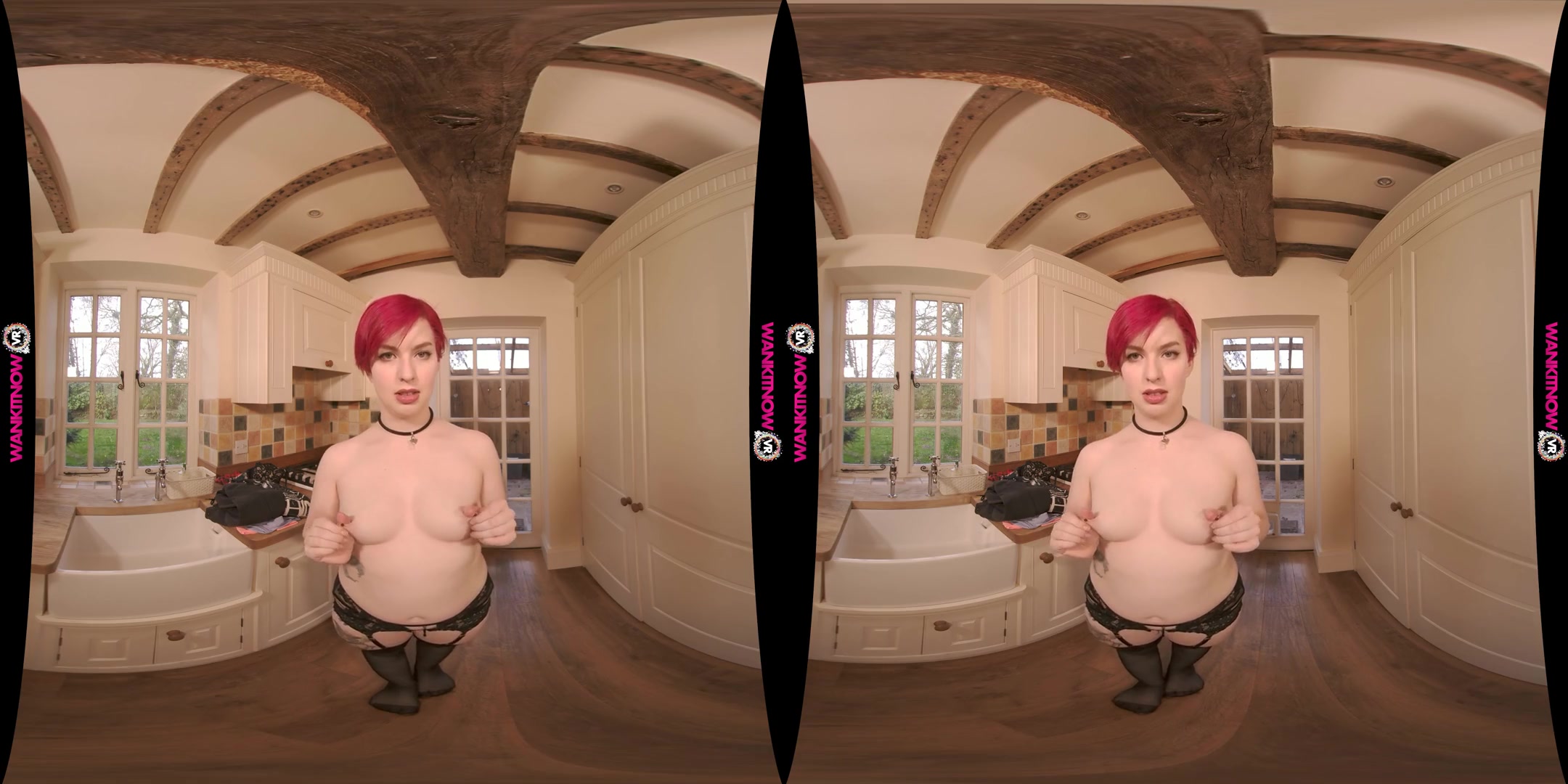 Rock Hard Housemate - Lingerie JOI Fingering - SexLikeReal