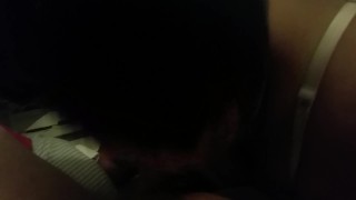 Hard cock deep throat ball sucking
