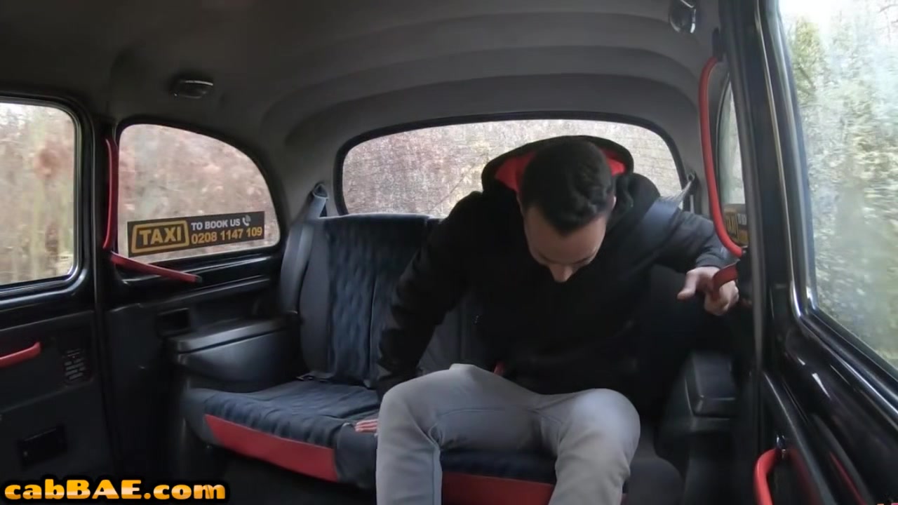 Taxi driving Asian in stockings gets her pussy stuffed