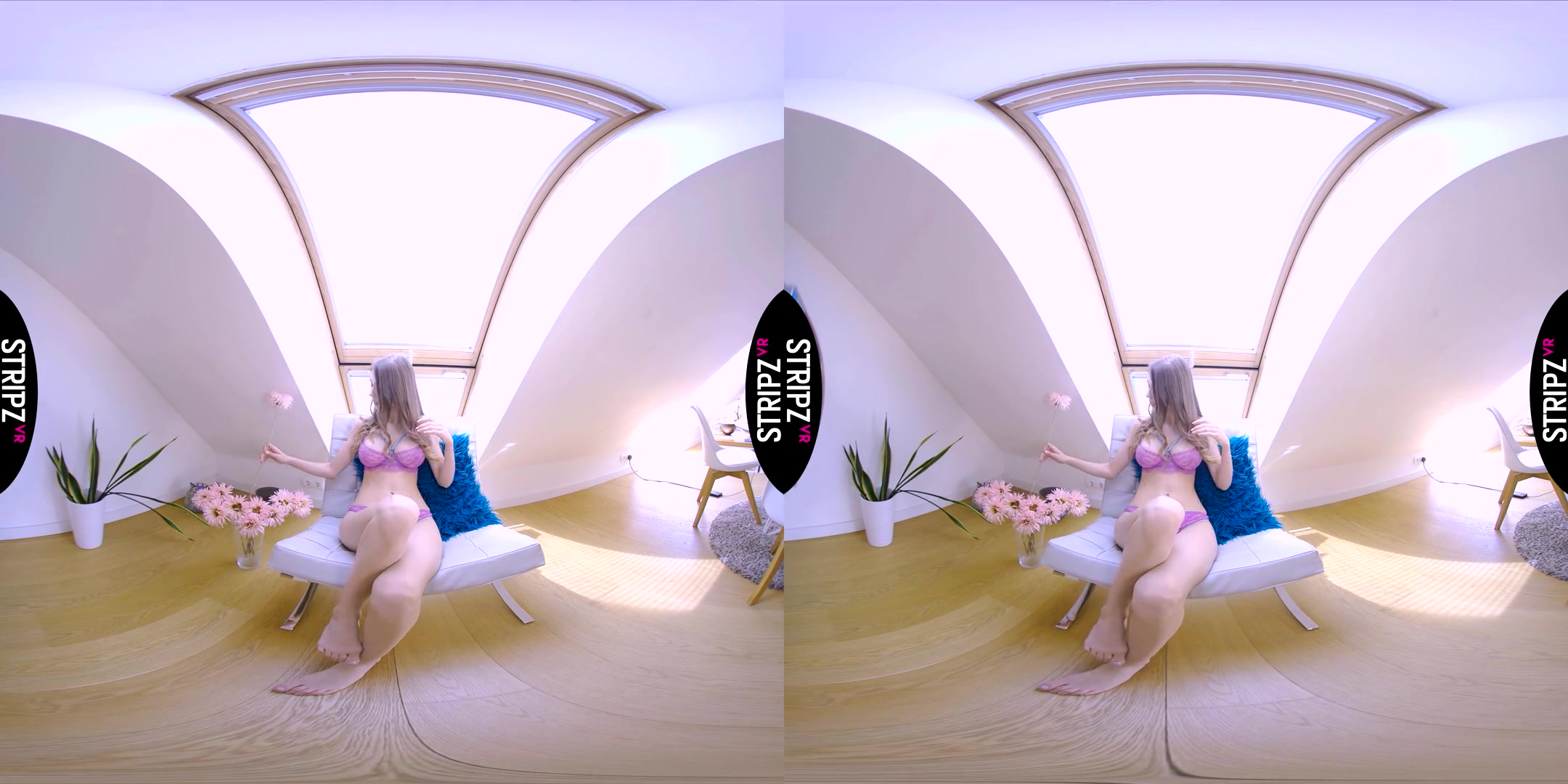 Mila Azul in Girl Flower - StripzVR