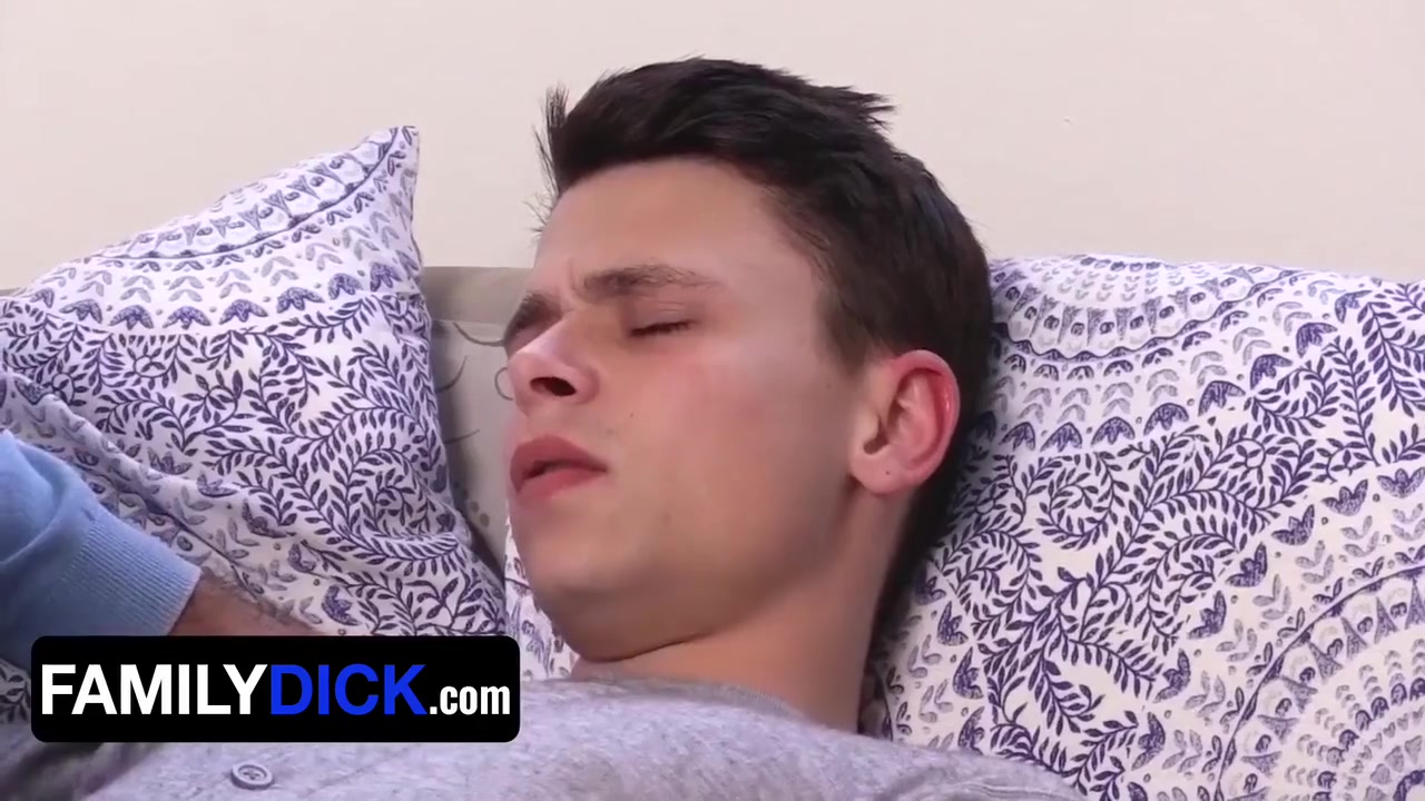 Austin Lock - Horny Stepdaddy Surprises Stepson With Cock Sucking