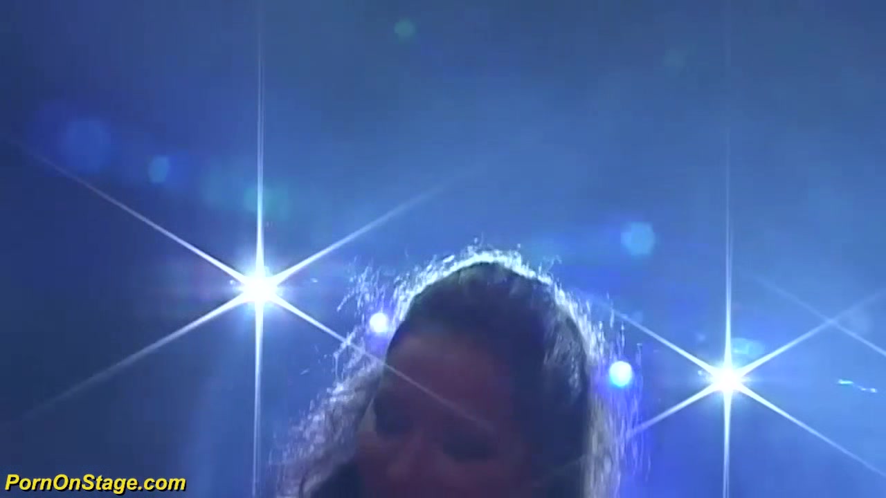 real porn show on public stage