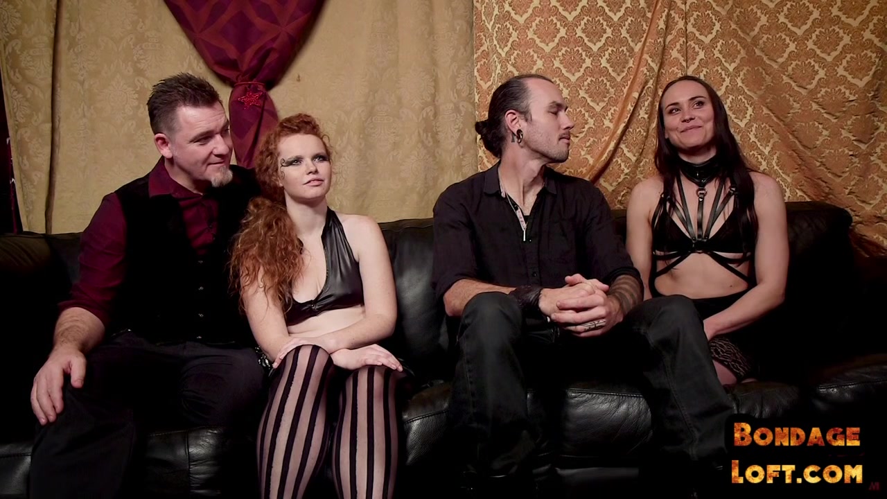 Ginger subject facefucked before riding in erotic group