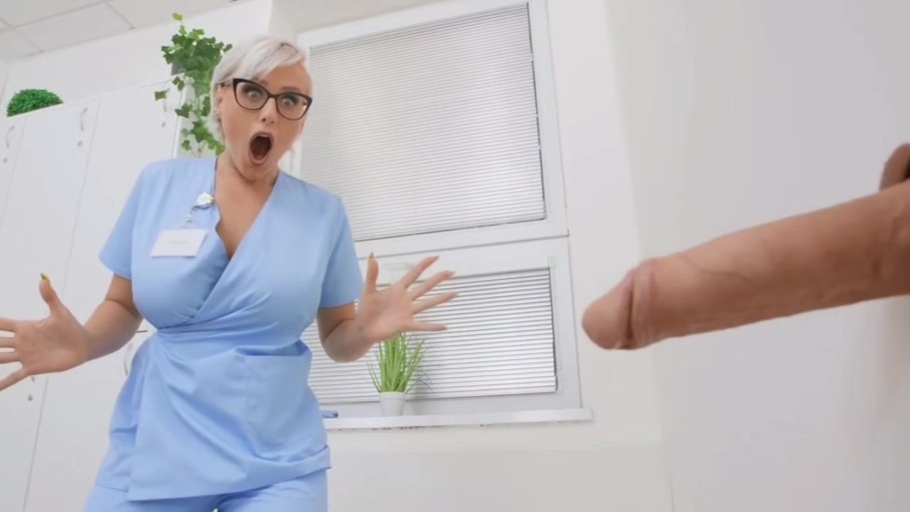 nurse gets a glory hole ass fuck