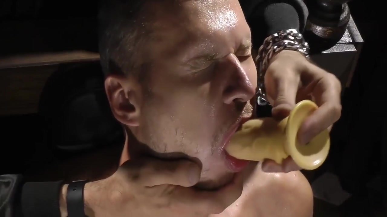 Sub On Chair With Dildo In Mouth 9 Min