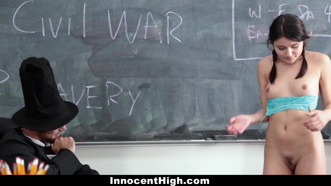 InnocentHigh - Pressured To Strip and Fuck Teacher