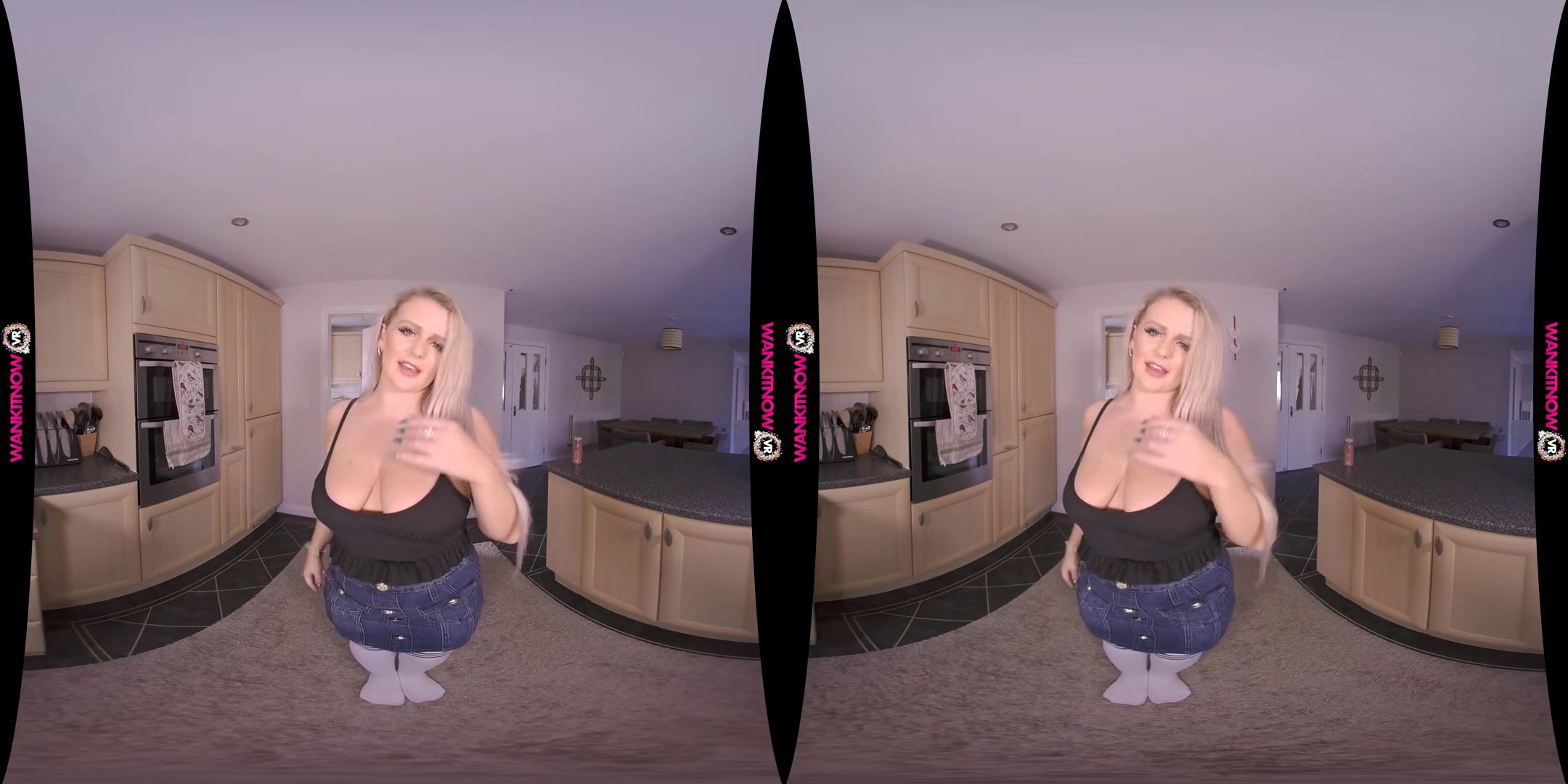 Risky Business - Voluptuous and Busty Blonde British Slag Solo