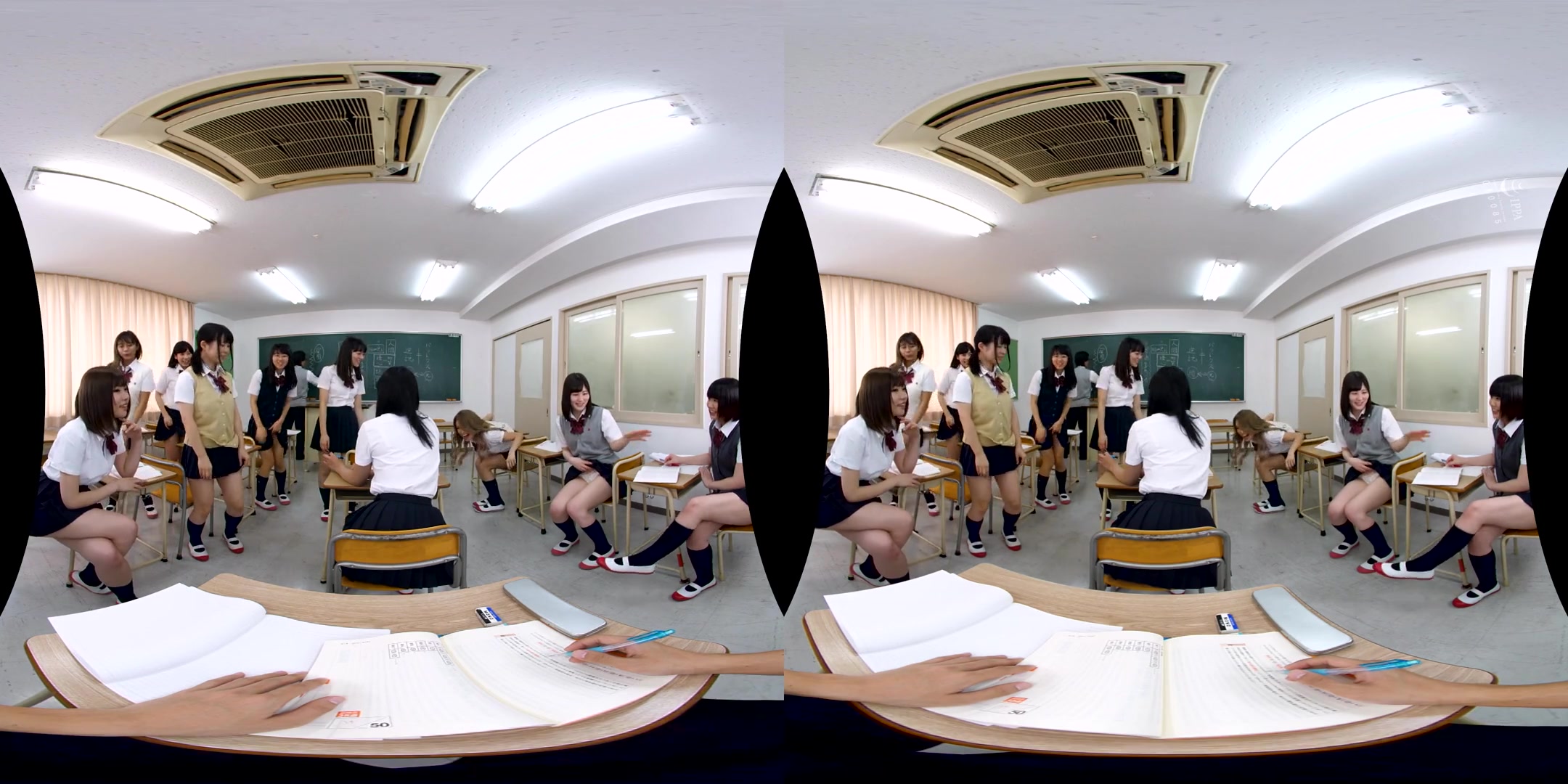 There are Very Few Men in the School, And Girls are Overpowering! 1 - SexLikeReal
