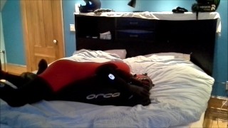 red and black frogman humps orca frogman