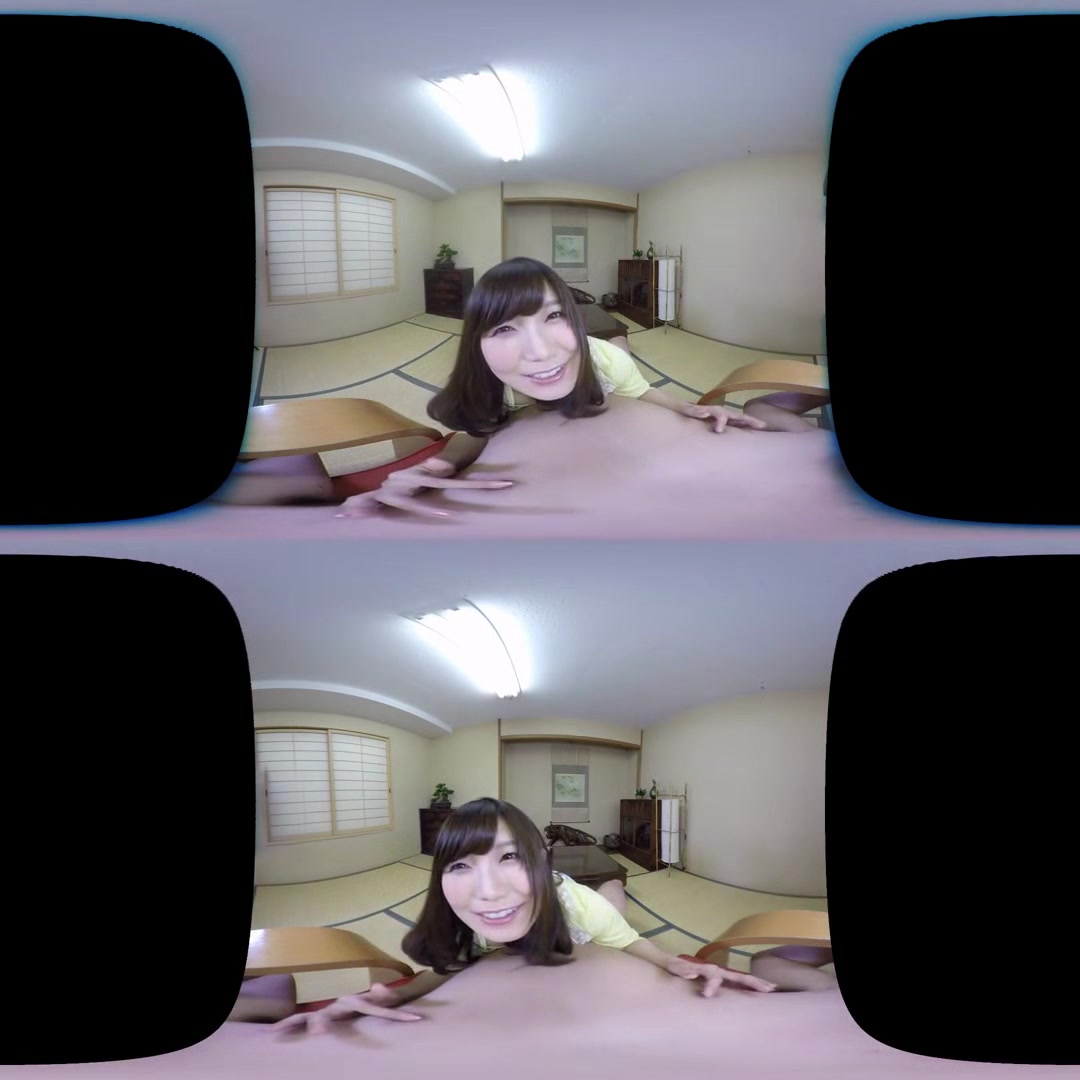 Gazing at the Virtual Blowjob; Cute Japanese MILF Oral POV