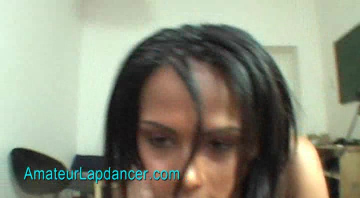 Wild ebony rides on big cock and lapdances