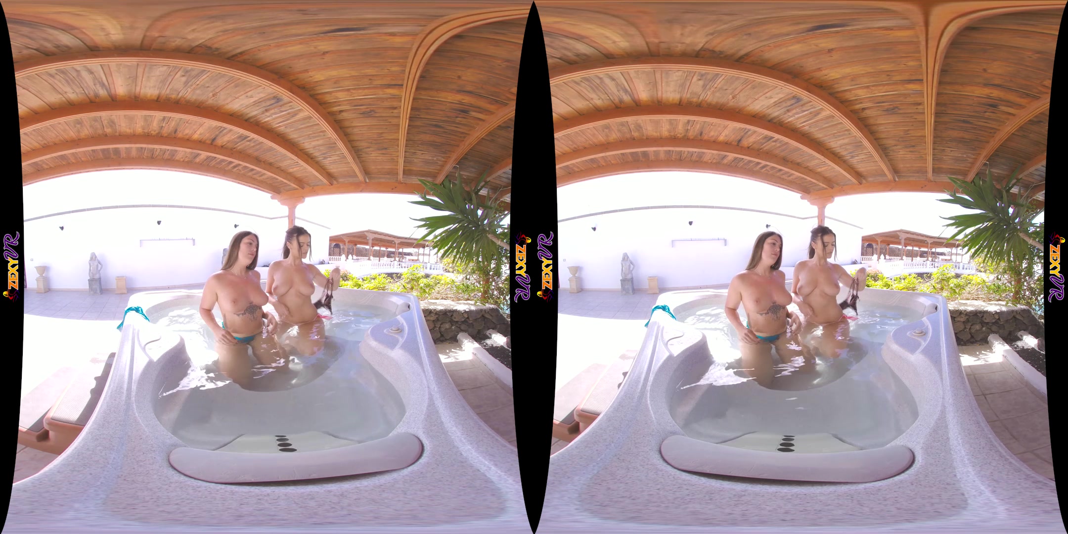 Hot Tub Beauties featuring Amelia B, Jane - ZexyVR