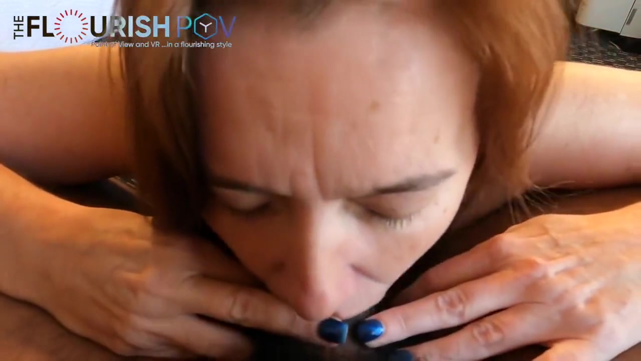 Redhead Cougar Gypsy Milf Pov Blowjob