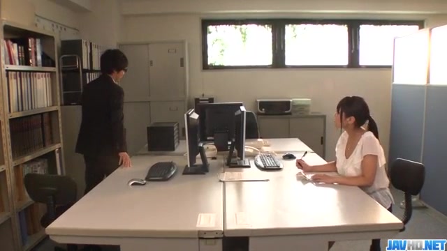Yu Shinohara nasty porn play at the office