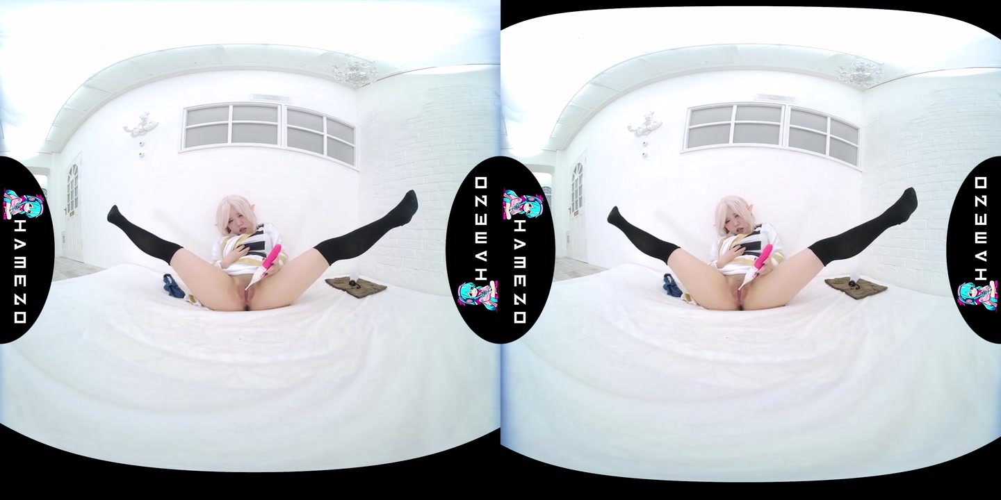 Rina Kurusu Looks So Hot Masturbating With Stockings On - Hamezo