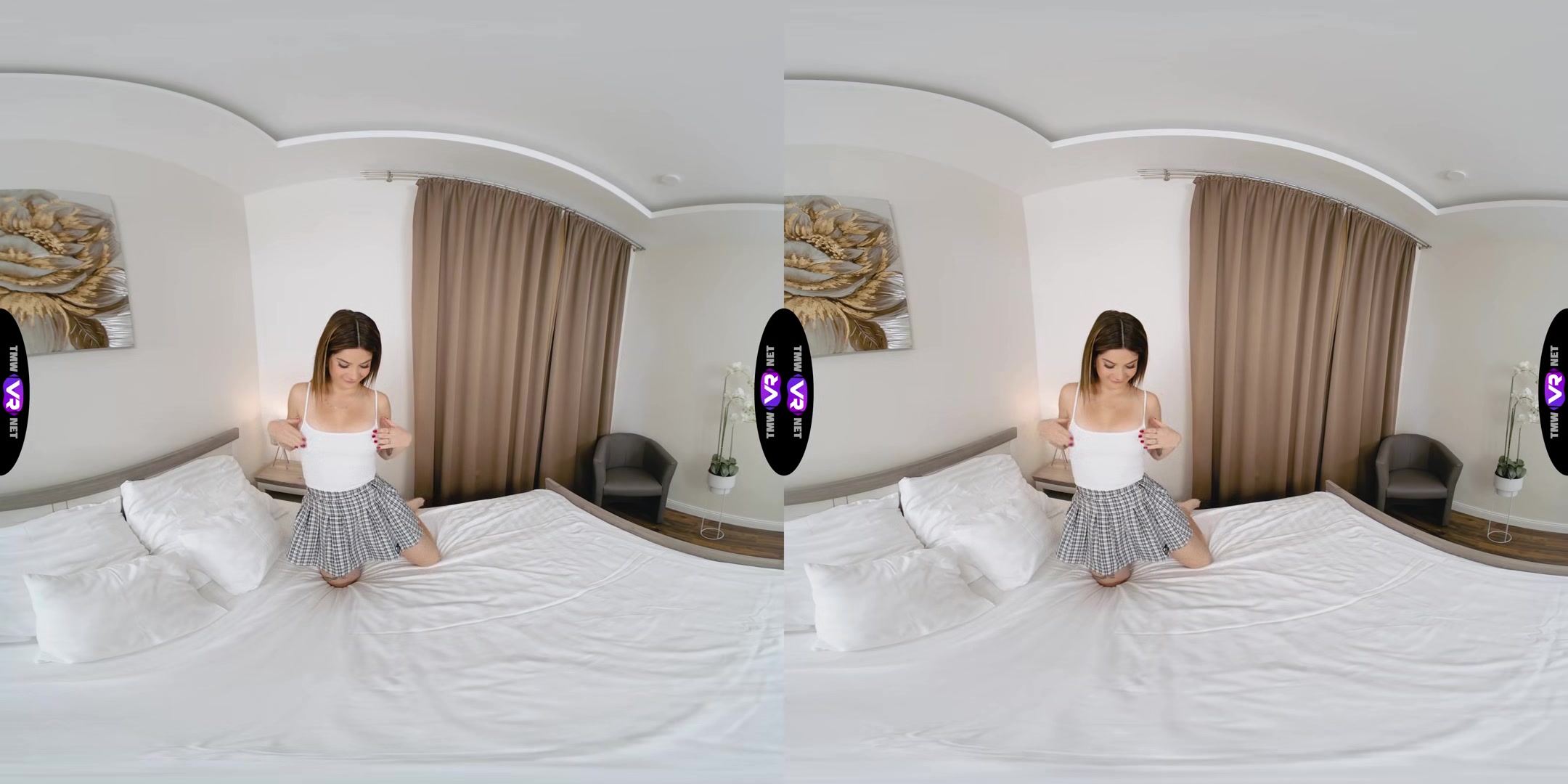 Solo Game In Bed - Tmwvrnet - Vr Porn Video