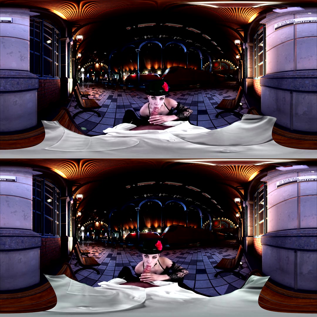 Bobbi Dylan in Train Station Fantasy - EvilEyeVR