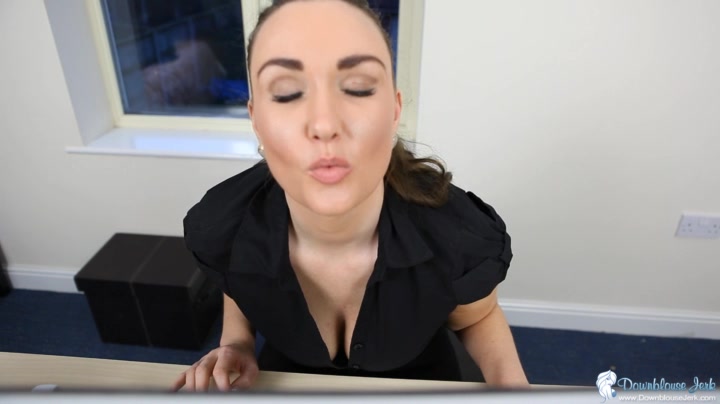 Christina in Nippy Secretary - DownblouseJerk