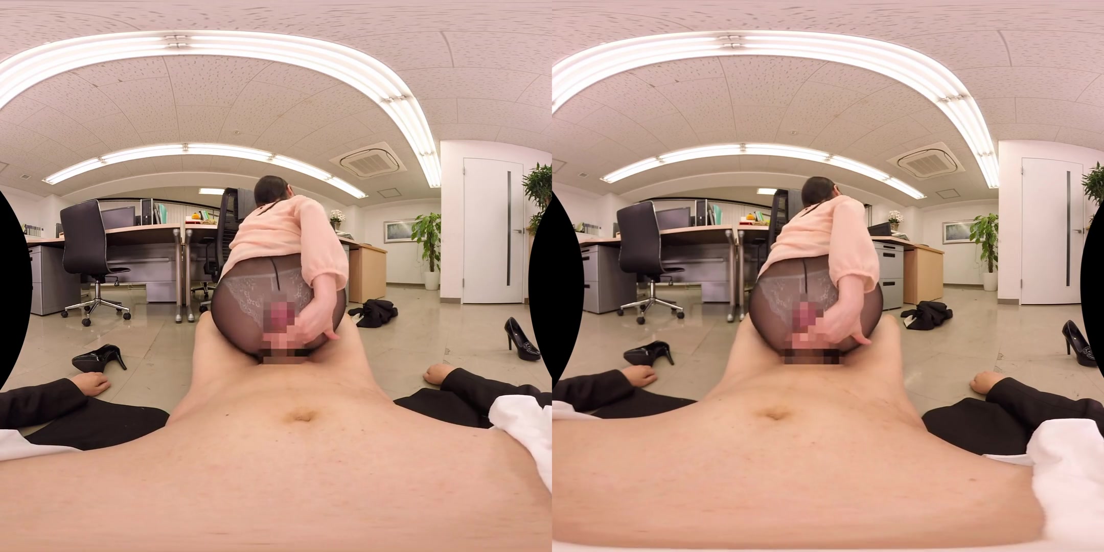 Beautiful Legs and Beautiful Asses Pantyhose Ripping VR; Fucking the OL JAV Hardcore
