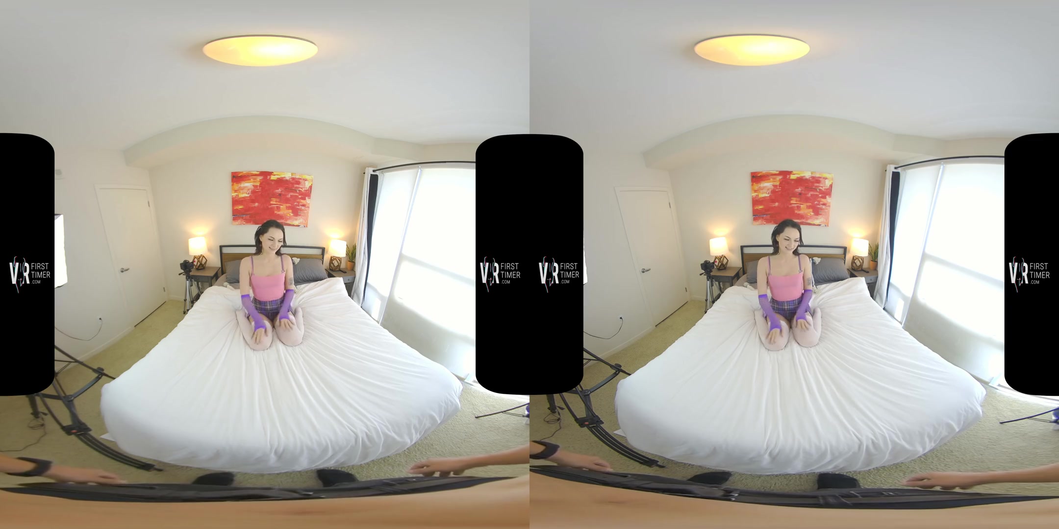 Alice Pink First VR Shoot