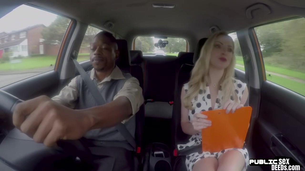 Tattooed car instructor fucked by BBC in doggy style