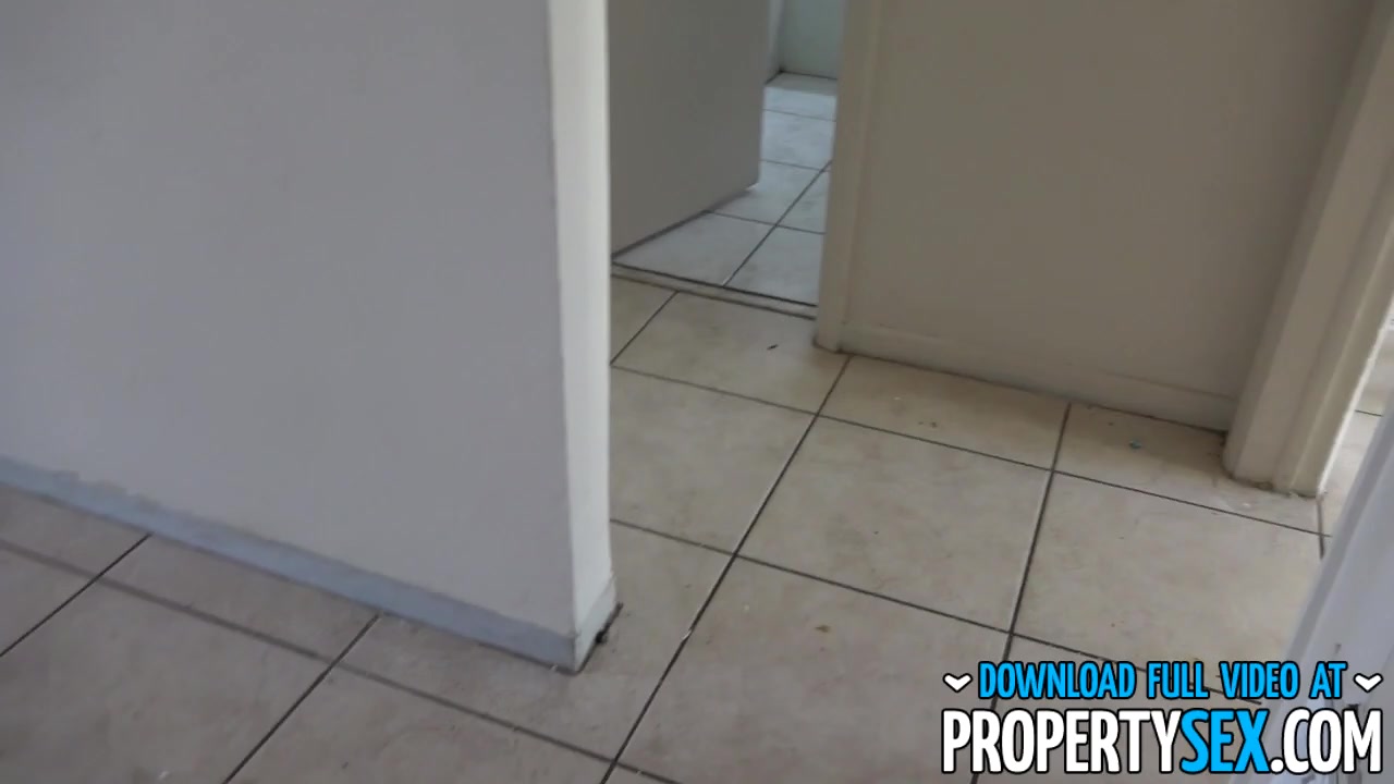Hot chicks fucks landlord in empty apartment