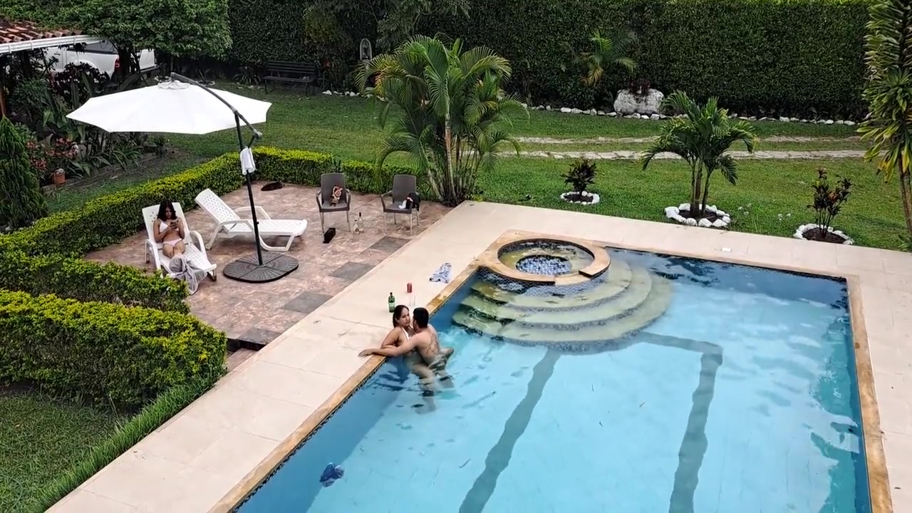 The Party Ends With A Fuck In The Pool. 1