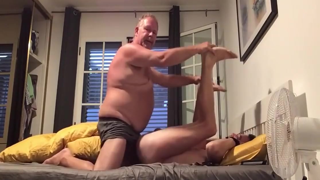 Step daddy Ties Me Up And Shaves My Body Then He Fucks His Boy