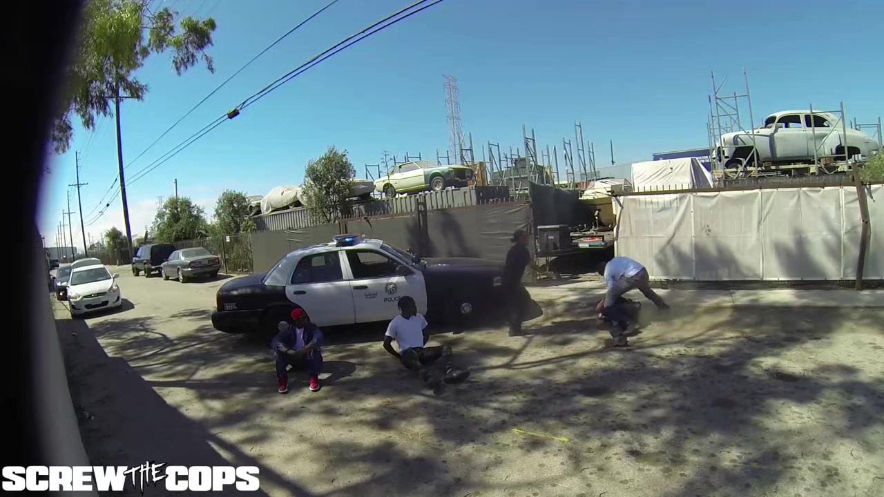 Screw the Cops white female cop fucked by three BBC