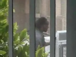 Ebony women get fucked by a black delivery guy