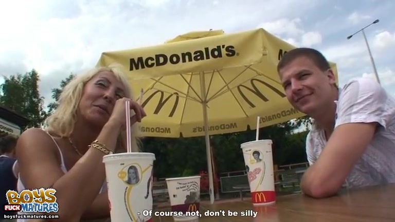 MacDonald's provides food and fuck