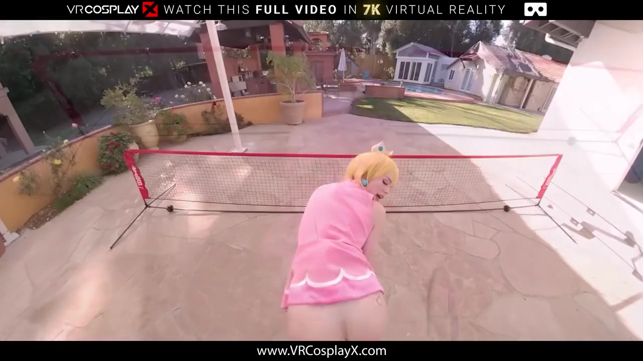 Princess Peach And Lilly Bell - As Is Mario Tennis Ace