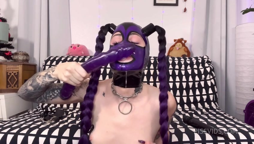 Latex Hood and Gaping Hole Dry - PissVids