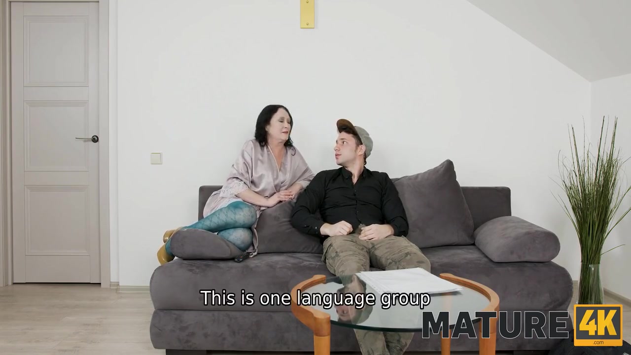 Mature Woman Is Rammed To Make Man Out Of Her Virgin Stepson