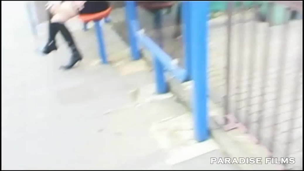 Picking up a busty teen 18+ in daylight