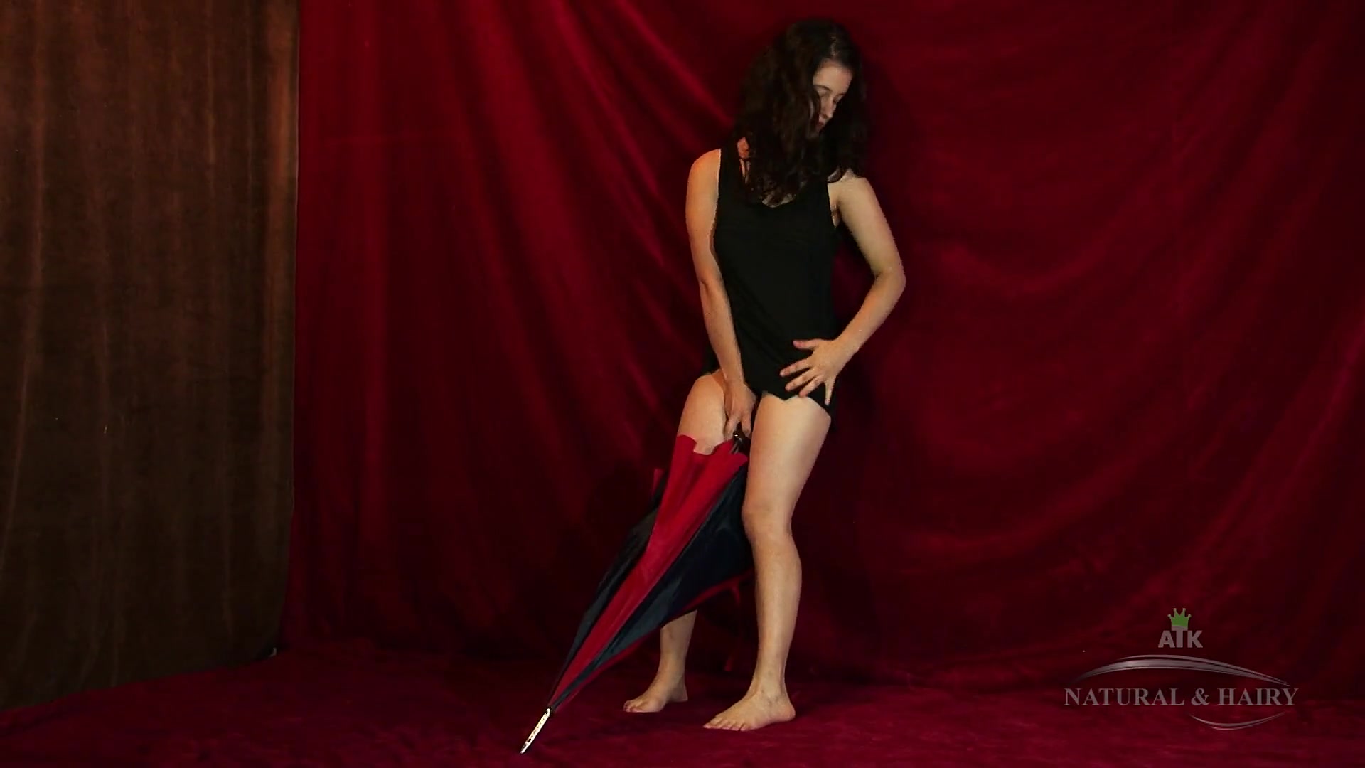 Did You Say You Wanted To See Lovely Mia Fuck An Umbrella?
