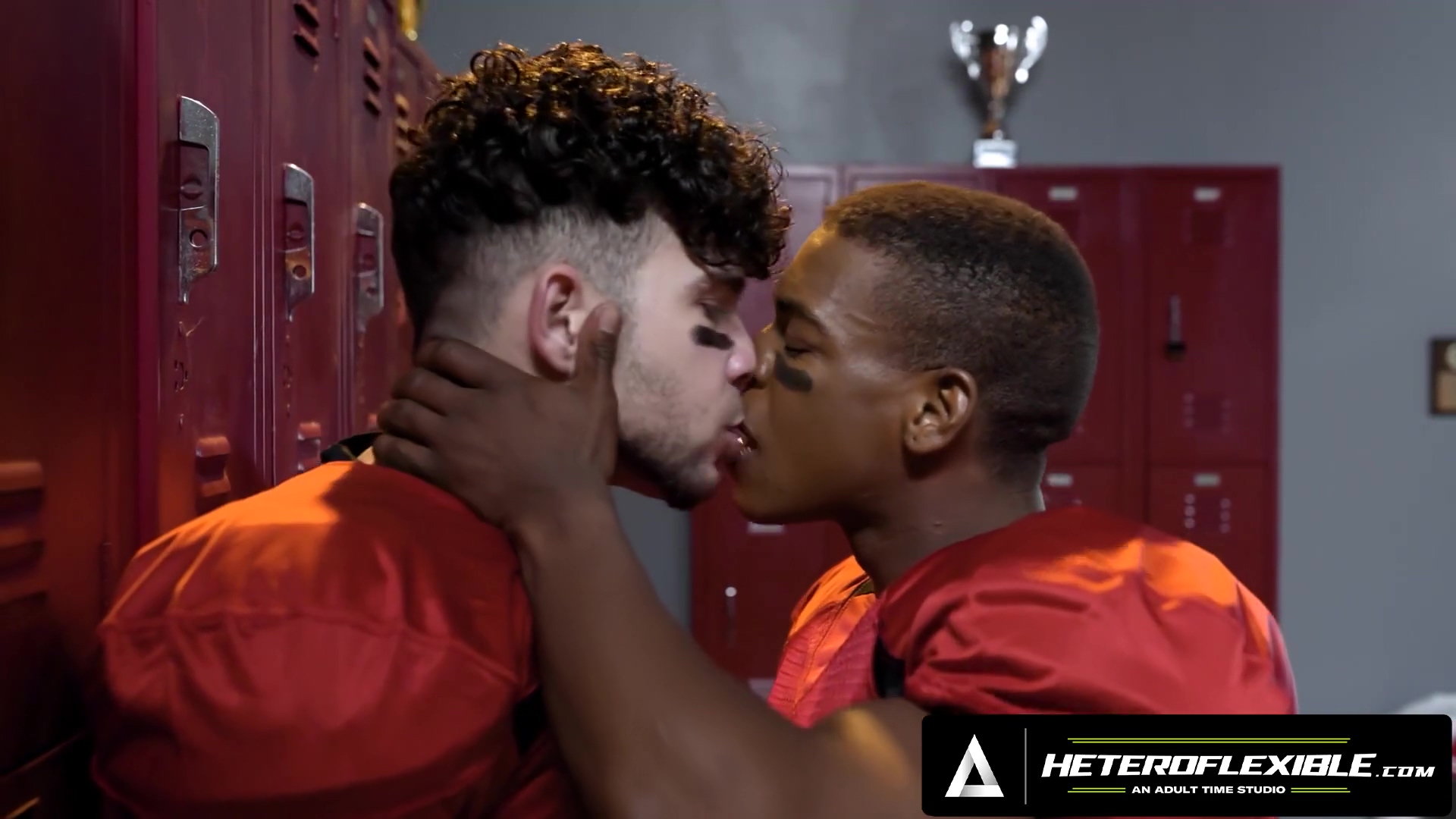 Adrian Hart In Heteroflexible - Angry Straight Alpha Dominates Football Teammate In Locker Room