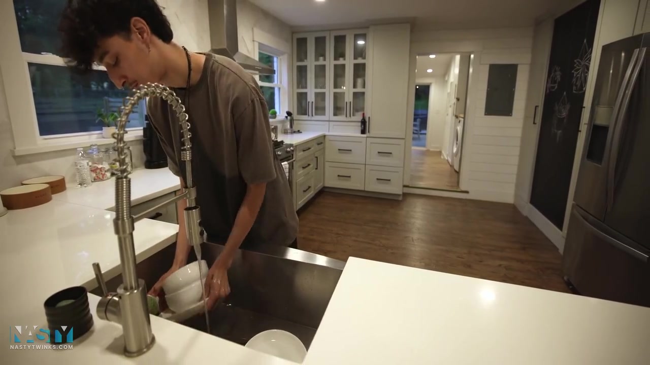 Thanks Stepbro! Tj Wants To Impress Stepbro Vincent, Chores, Dirty mmm Smelly Clothes, Crushing Hard. Finally Gets Vincent!