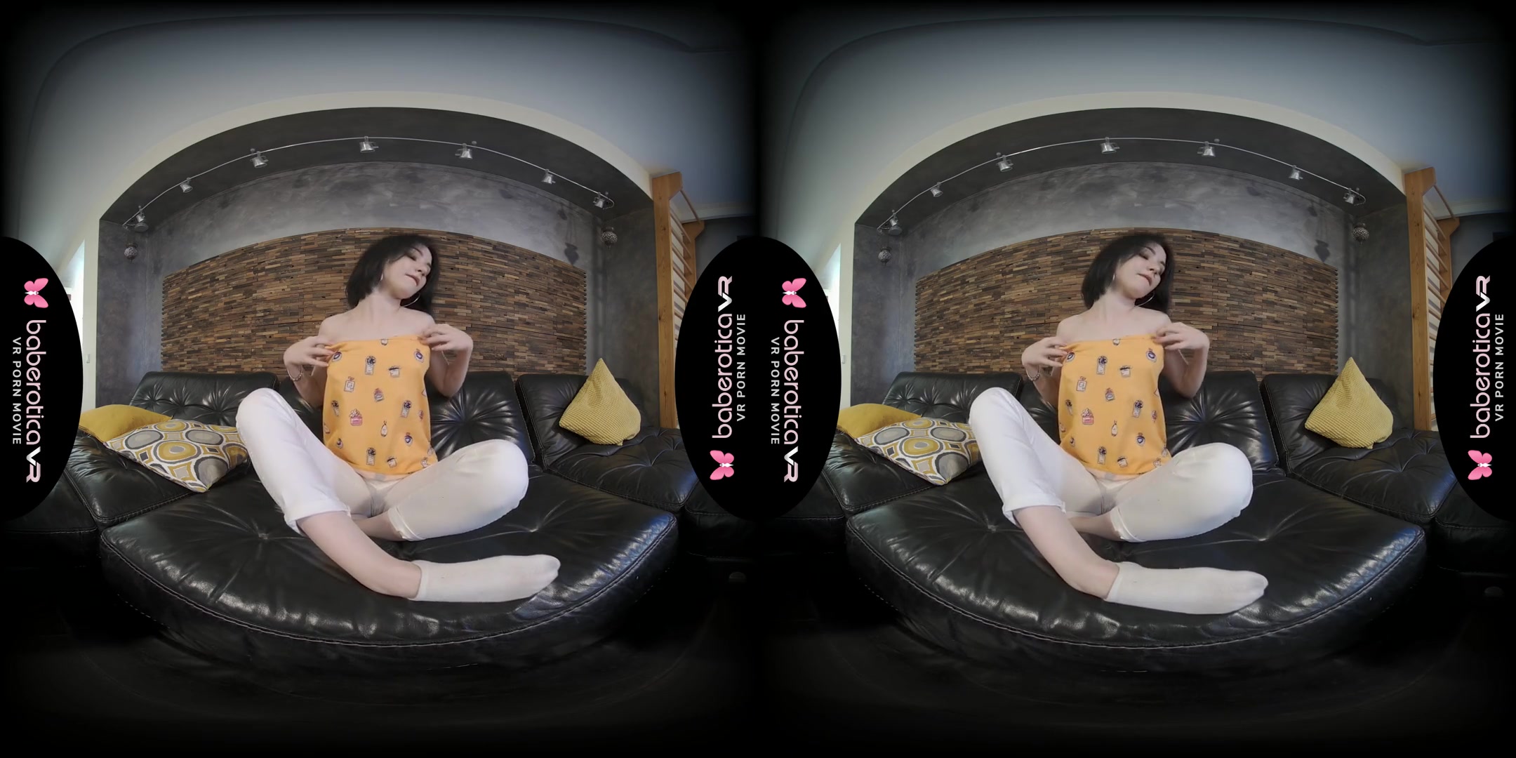 Intimate With Her New Toy - Amateur Brunette Solo Stripping and Masturbation