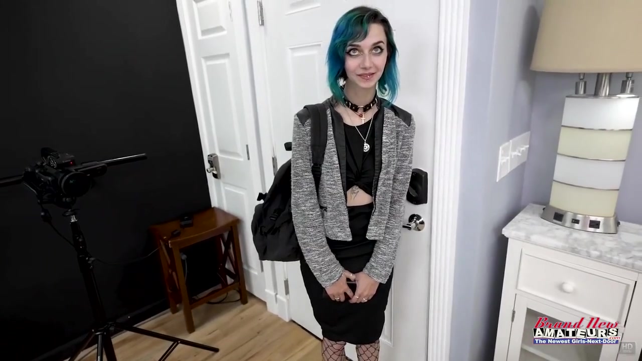 Blue Haired Inara Gets Pussy And Ass Fucked After Giving A Blowjob!